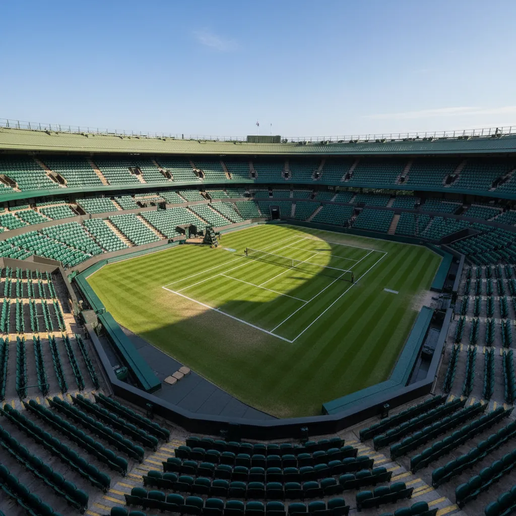 Wimbledon Centre Court 2026 championship banner